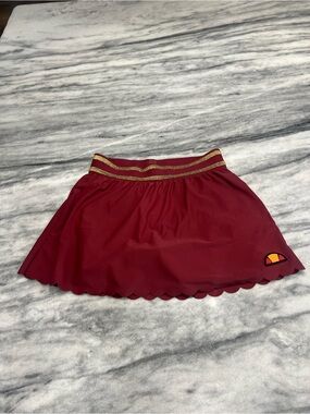Ellesse Skort Italian Design Tennis , maroon, Skirt Size 6